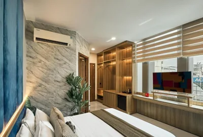 Deluxe Double Room with Castle View — Tran Long Hotel By Urban B